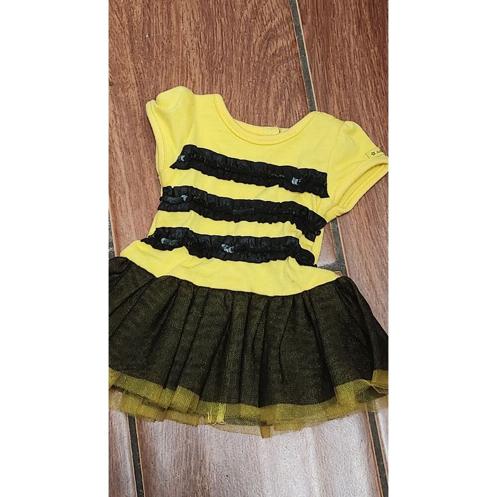 American Girl Doll Bee Myself Outfit Bumble Bee Costume Tutu Dress Only